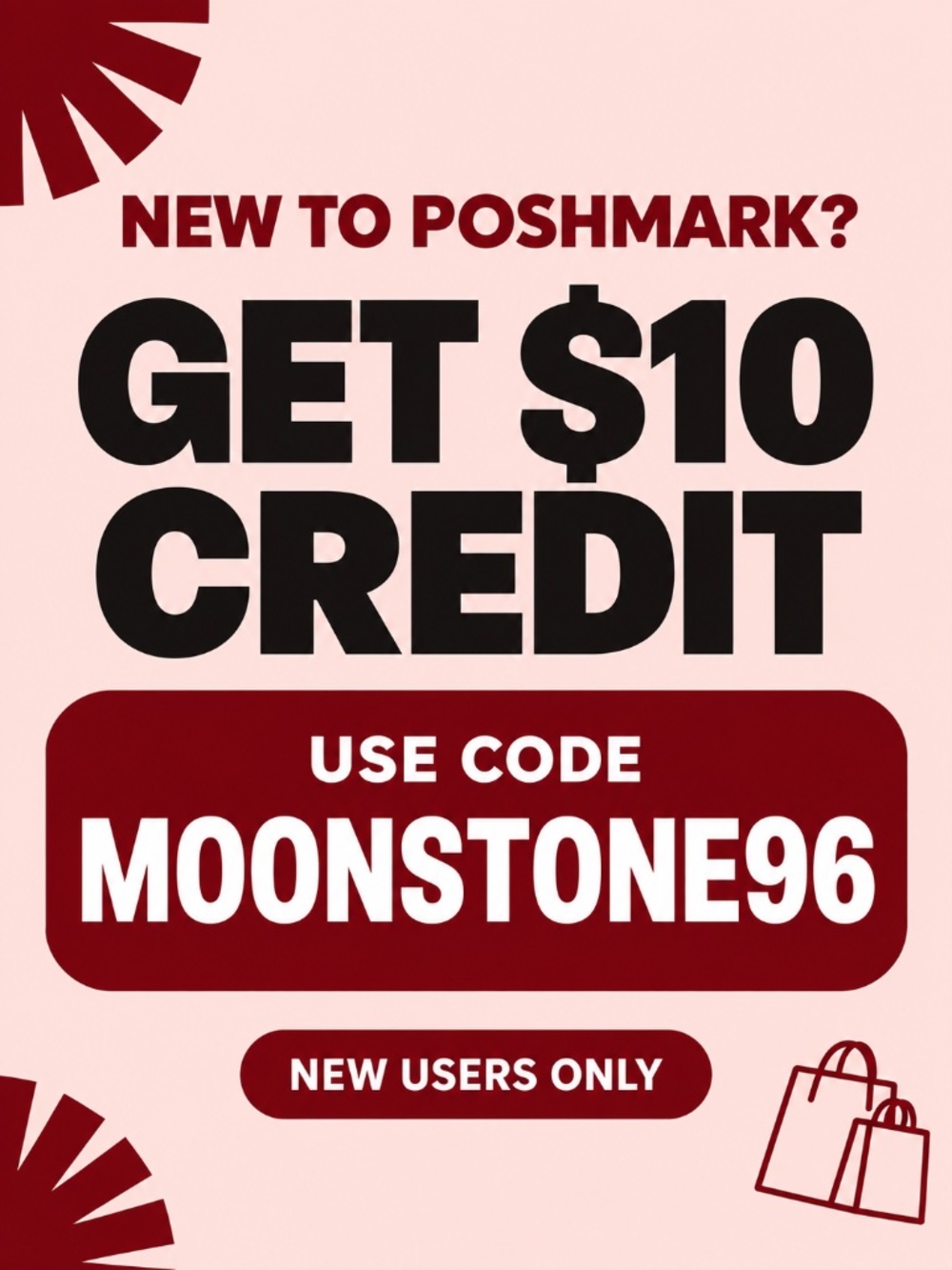 💰 Poshmark Referral Code $10 Off | Promo Code MOONSTONE96 | New Users